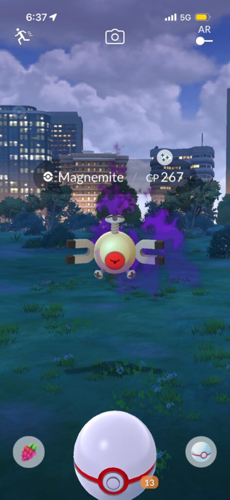 Shiny Magnet from Electric Grunt! 🧲✨