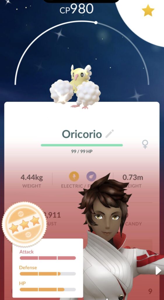 3 stars shiny Iricorio 😍♥️
