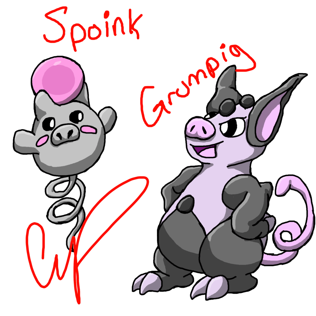 Spoink and Grumpig
