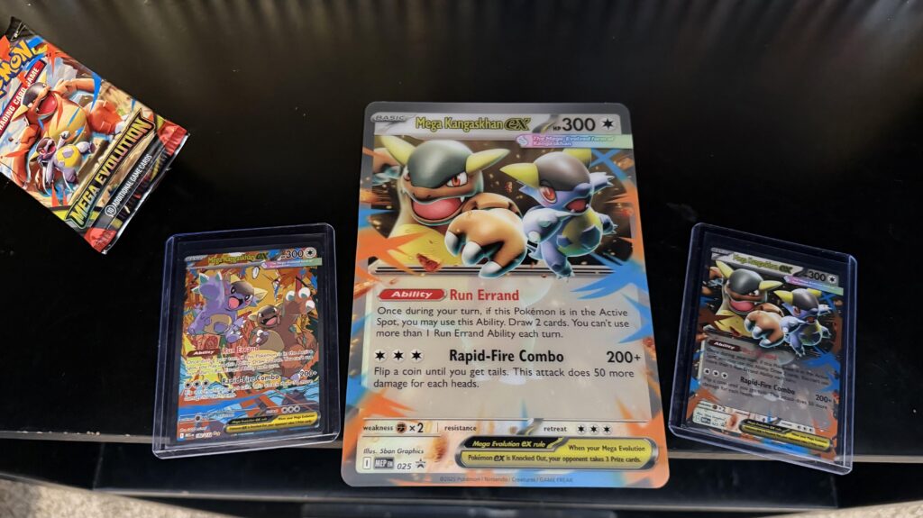 First pack out of the kangaskhan ex box had the mega🙌🎉 love this card