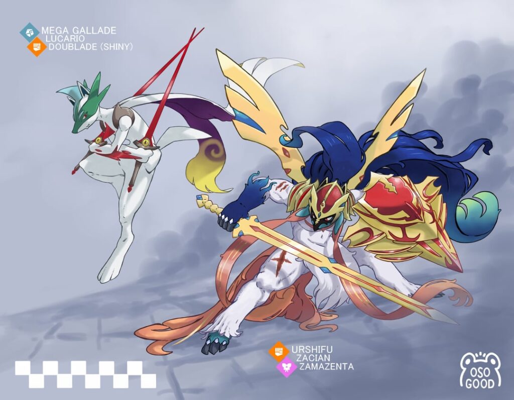 (OC) Dual Sword wielder v.s. Paladin