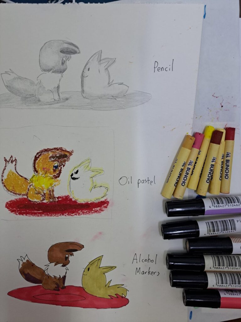 (OC) Eevee staring at the lamp(?)