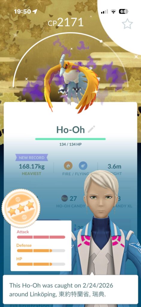 Just all in of the Ho-Oh