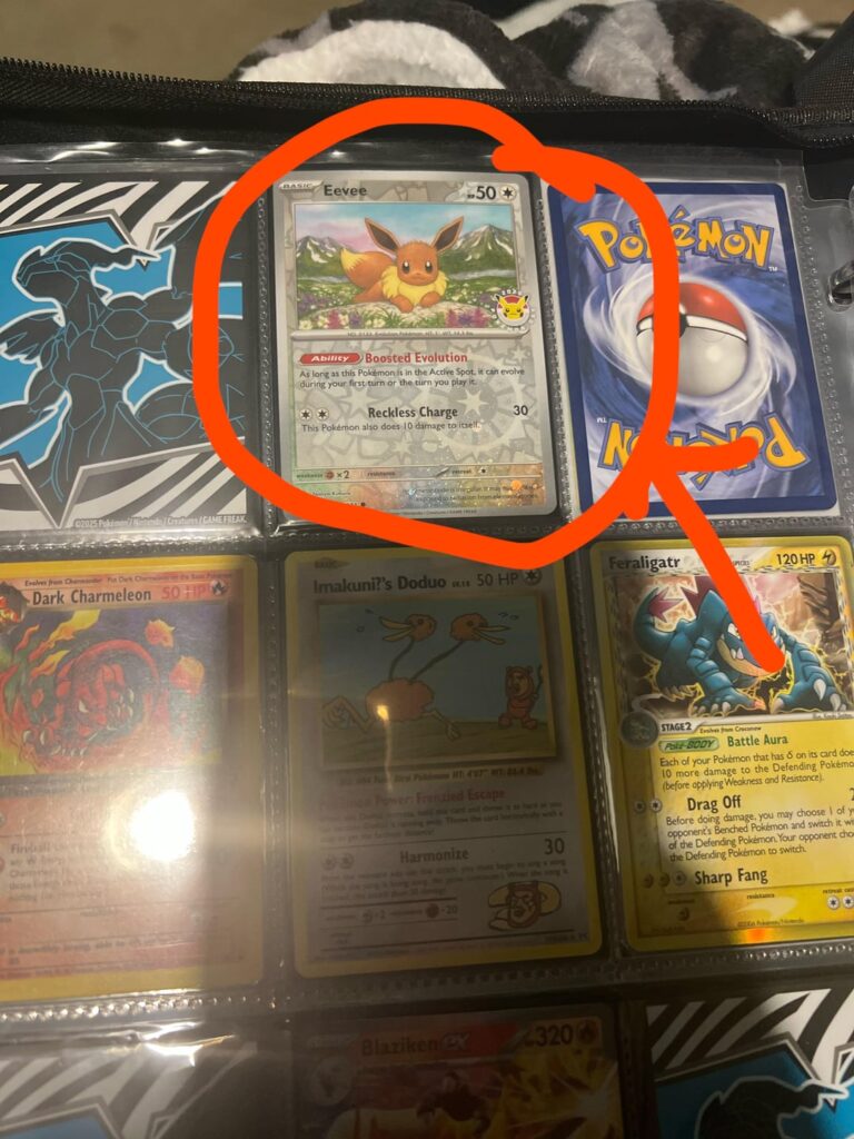 Any idea why the card is for Pokémon day 2025? (WHSmiths UK)