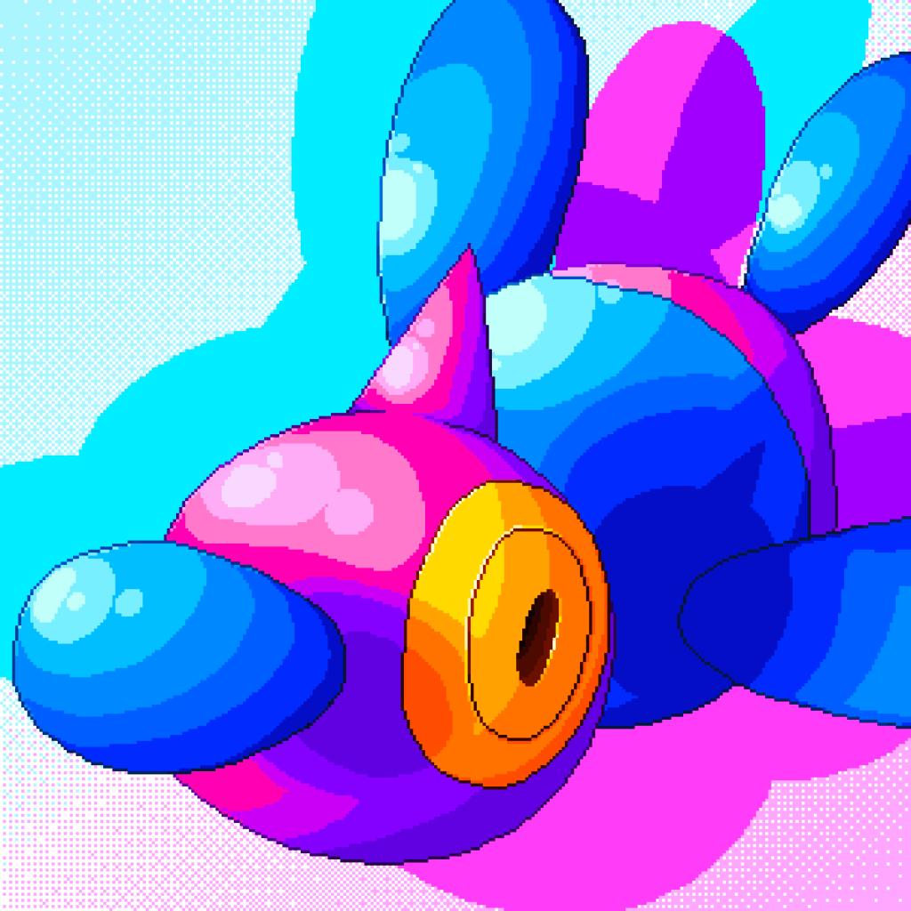 i drew some pixel art of the friend