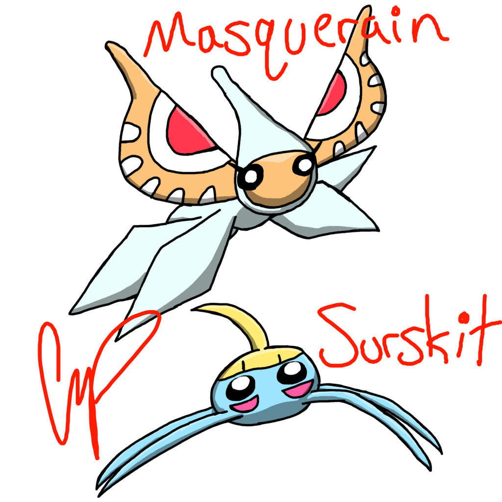 Surskit and Masquerain