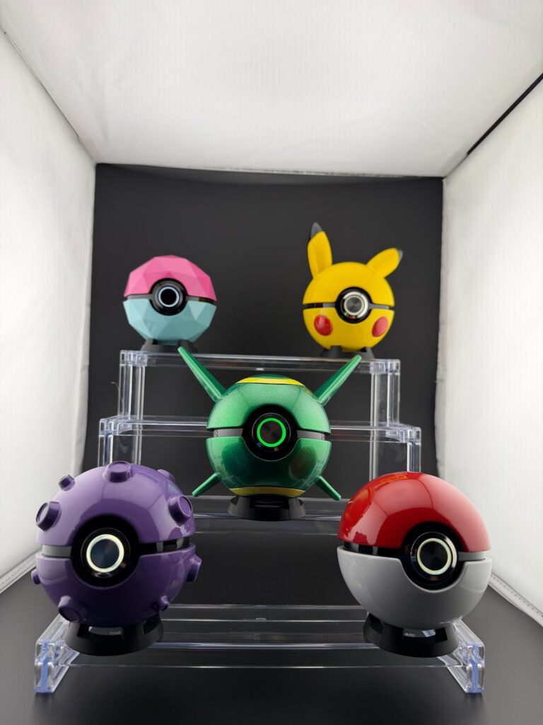 Custom Pokémon-inspired Pokéballs I made