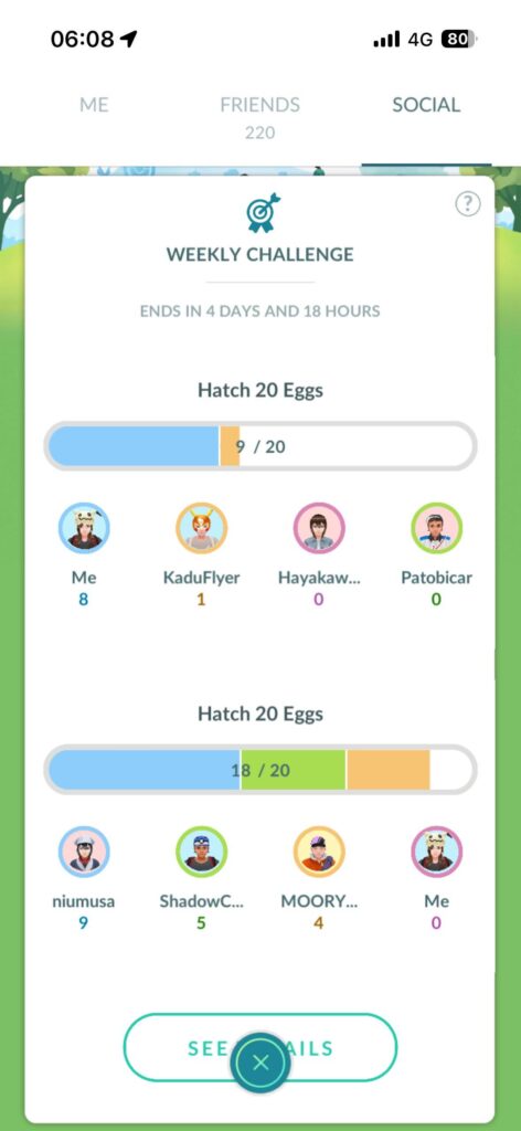 Doubled social challenge