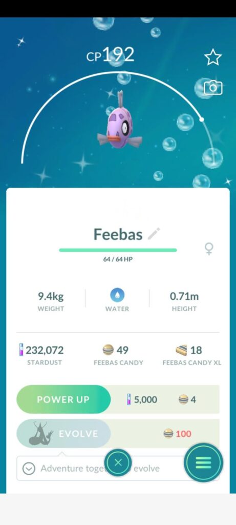Shiny Feebas I'm so happy!