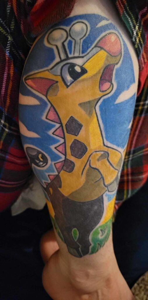 Girafarig tattoo