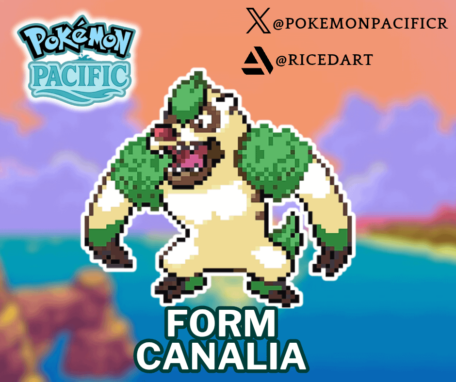 Regional Buff Mega Vigoroth Pokémon Pacific