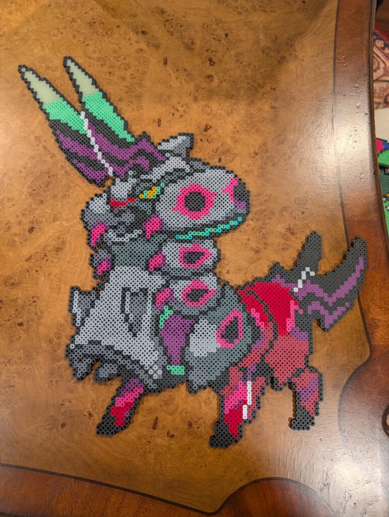 Mega Scolipede Perler Sprite