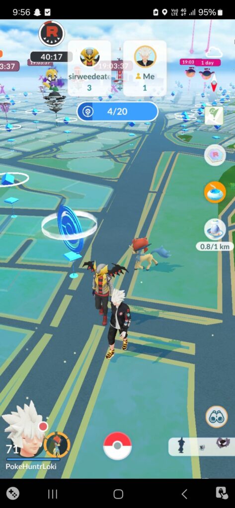 First time using the party feature