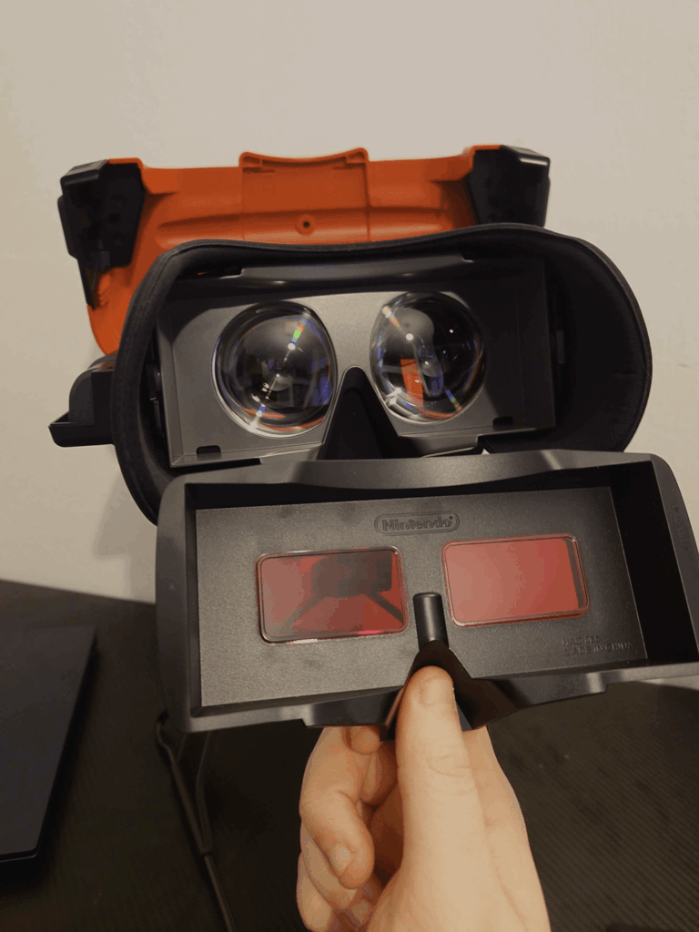You can remove the colour filter from the virtual boy