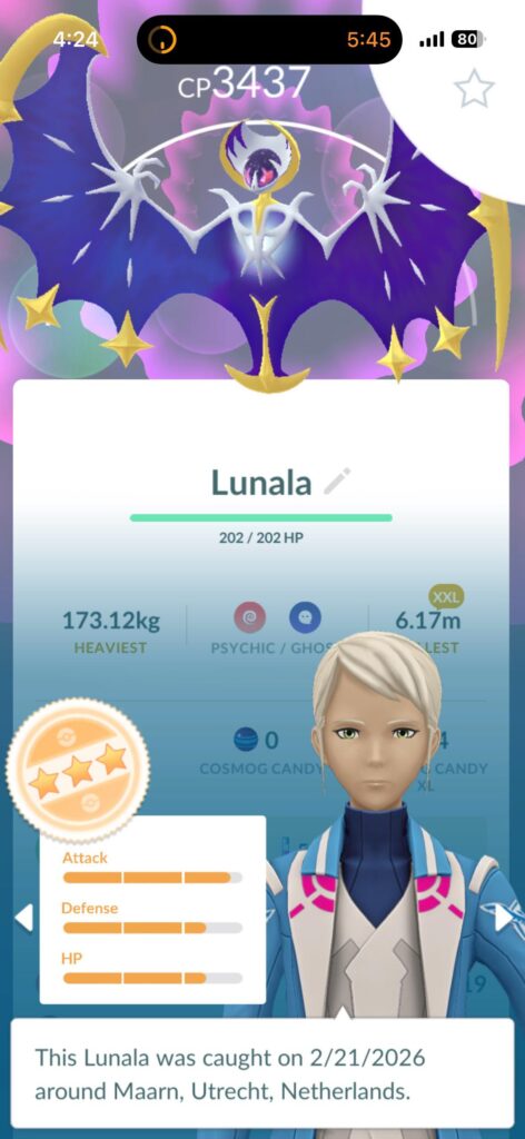 Achieved an XXL Lunala 🙏