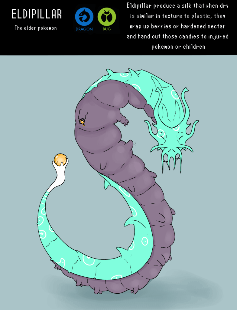 Not very good at making fakemon but here's one i made yesterday