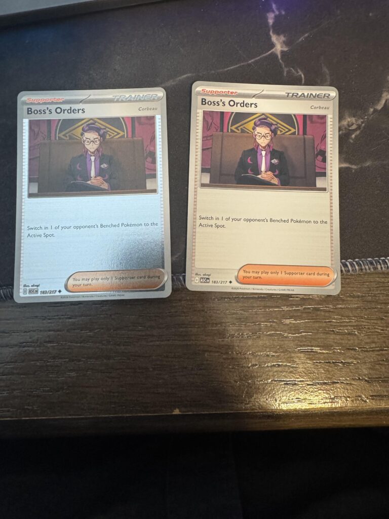 Ascended hero’s reverse holo.