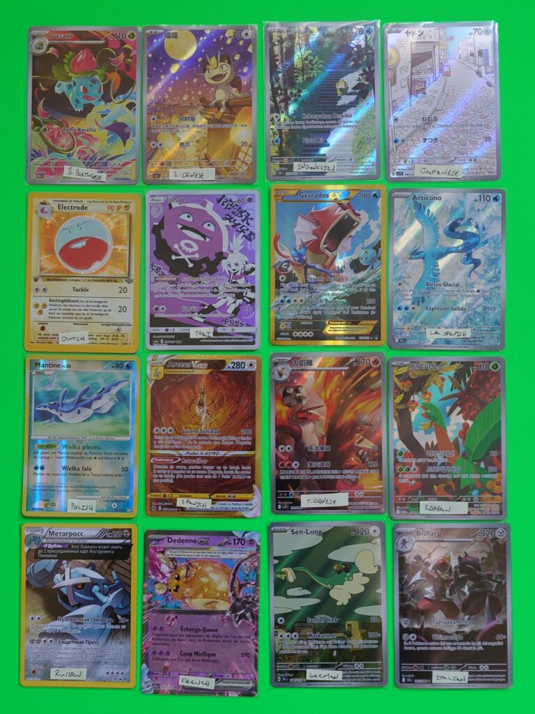 One Card of Every Language Printed