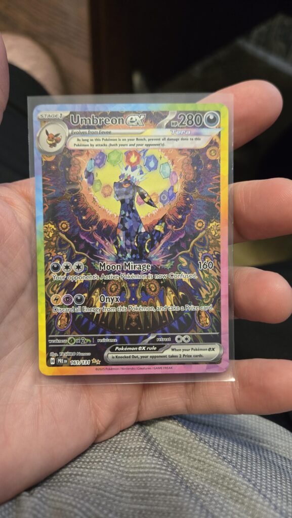 Pulled from the Sam's Club Prismatic Evilution surprise box today
