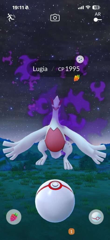 My first Lugia raid, and this happens!