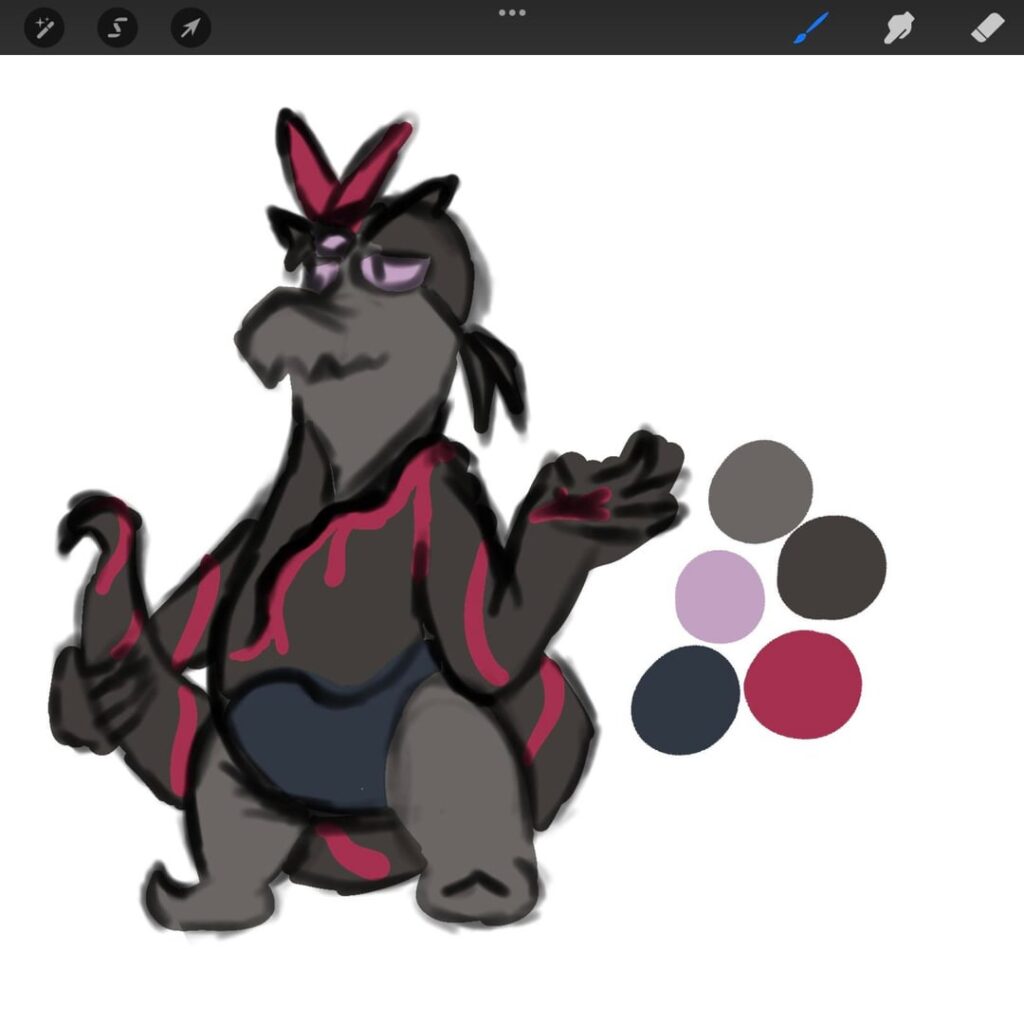 Male Salandit evolution I’m working on