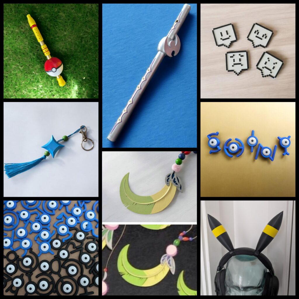 Sharing some of the Pokémon items I have made!