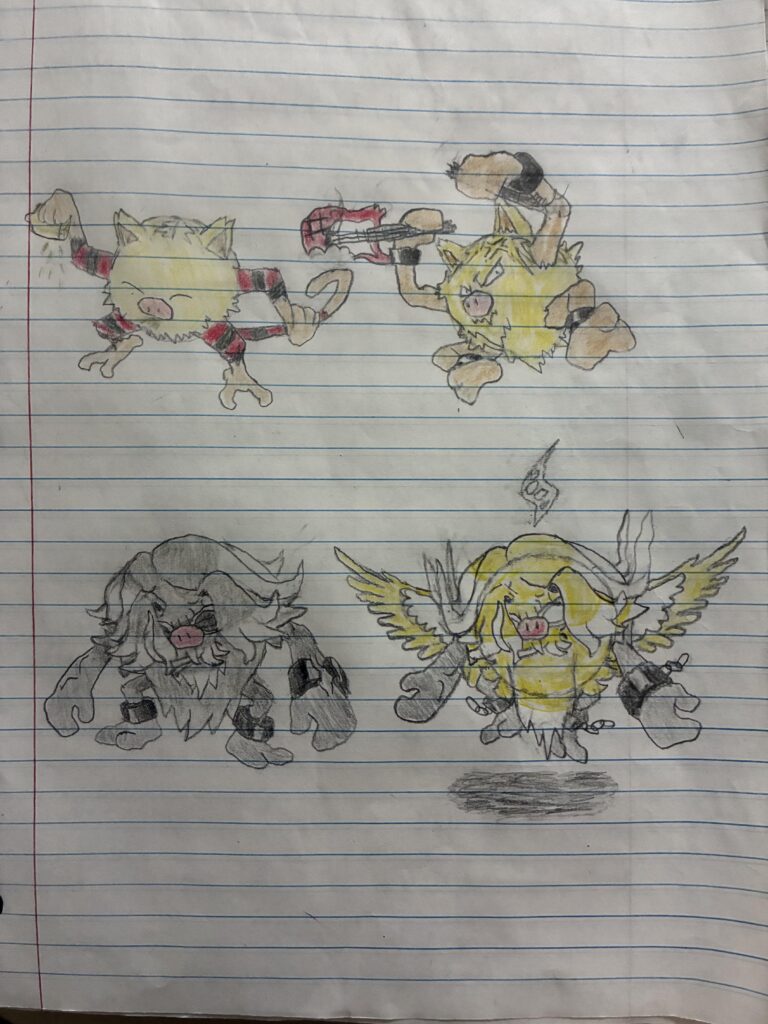 Kurt Cobain as the Mankey Line