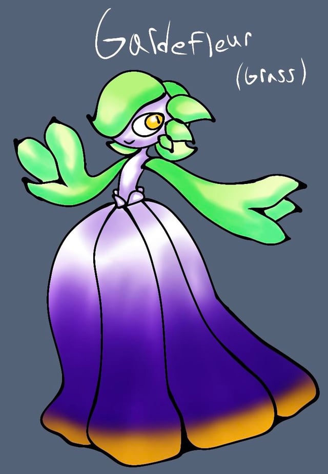 saw a twitter post and turned a flower into a convergent gardevoir