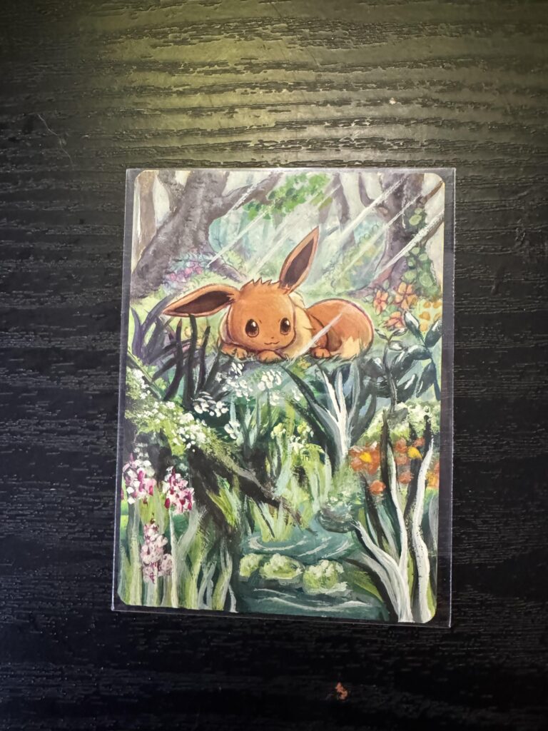 My first ever Eevee alter (Gouache). Thoughts?