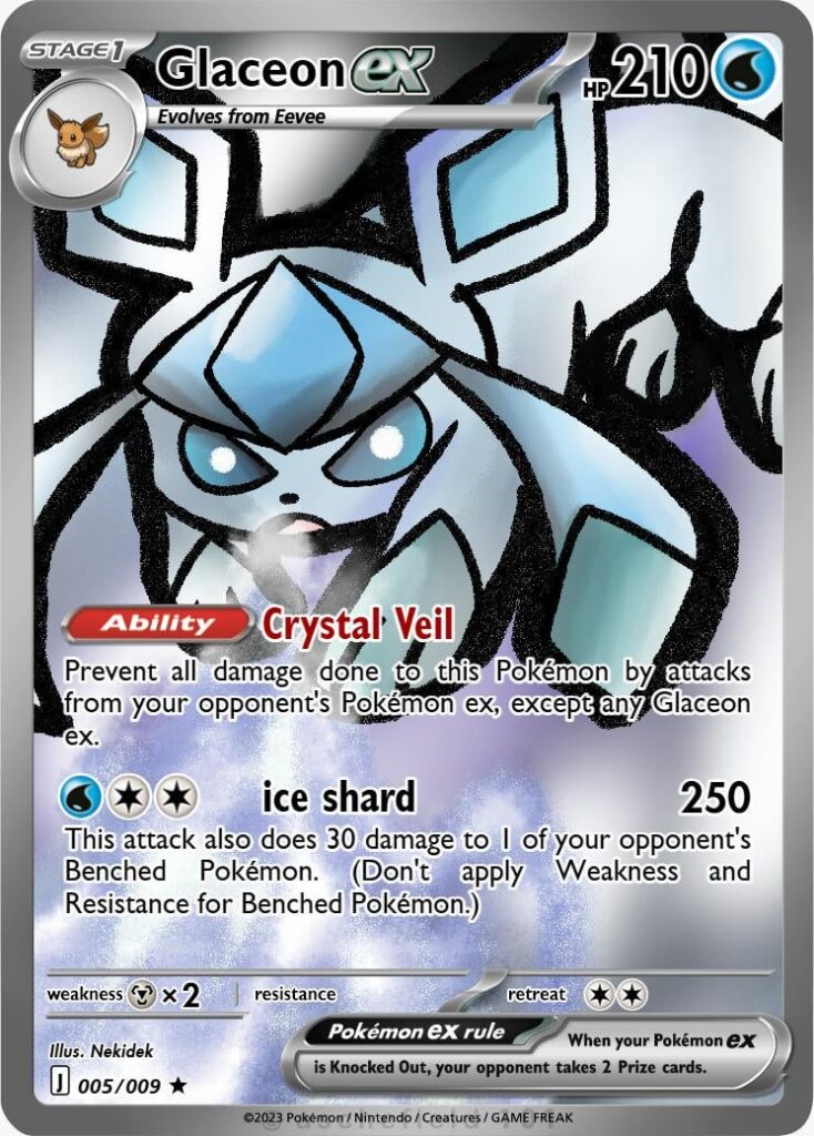 Glaceon ex draw by me