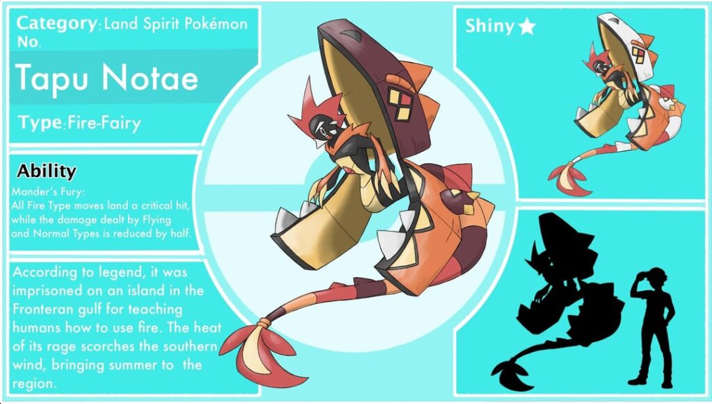 Redesigning The Seasonal Guardians- Tapu Notae