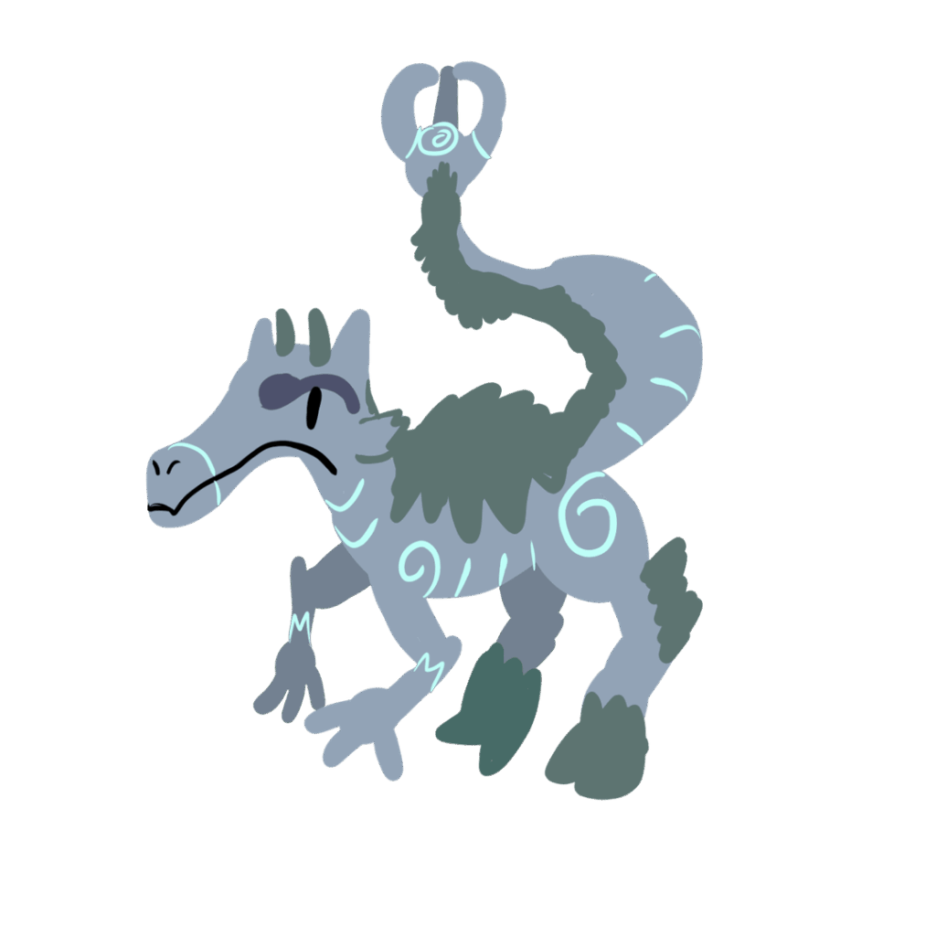 Mytholigy based region's water starter (Based on the Ahuizotl)