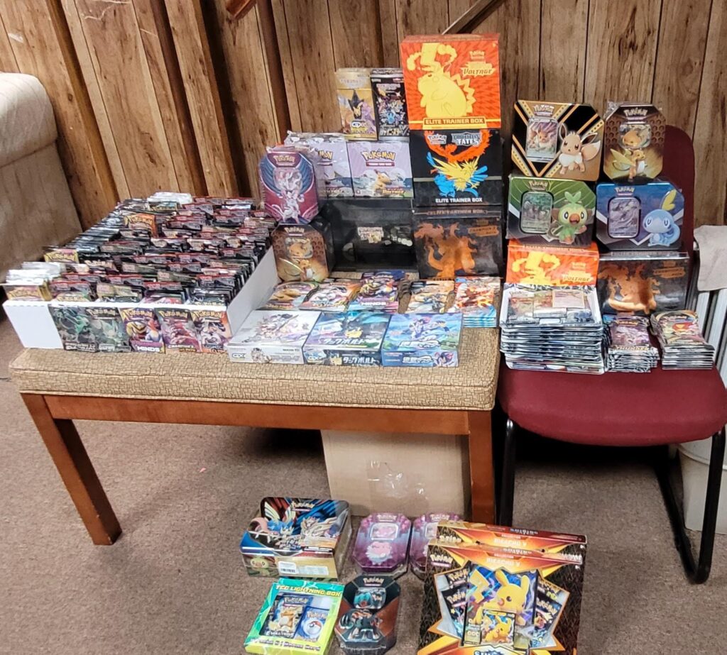 Throwback to the time I saved up Pokemon packs for a year to open on my birthday