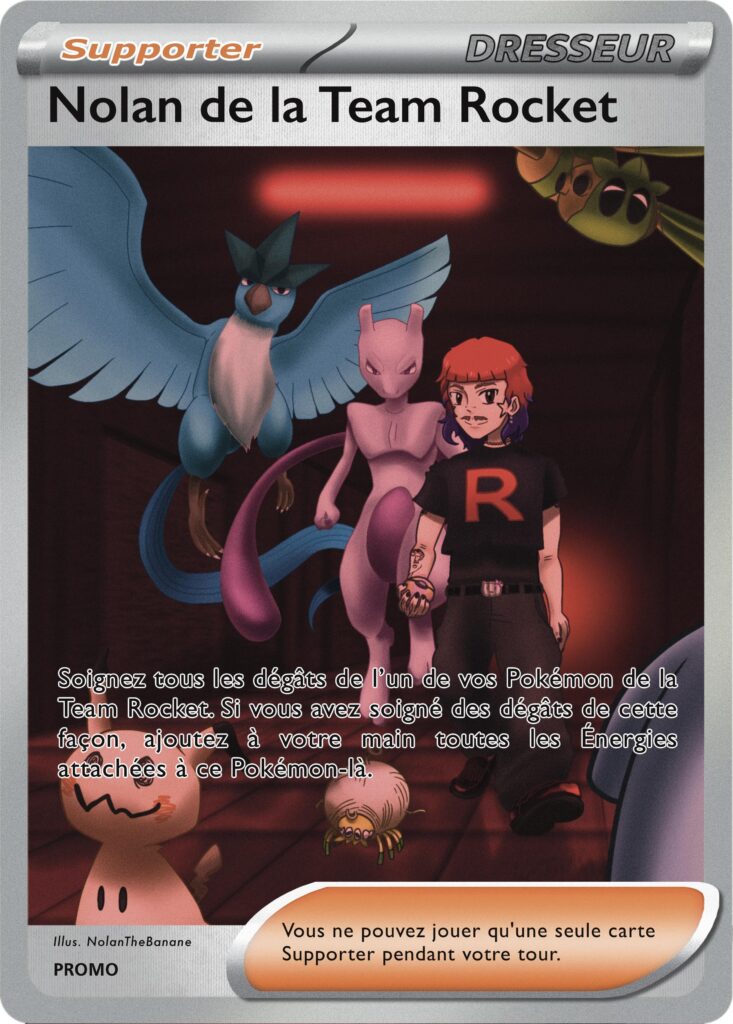 Another custom card I've drawn of me and Pokémon from my irl deck