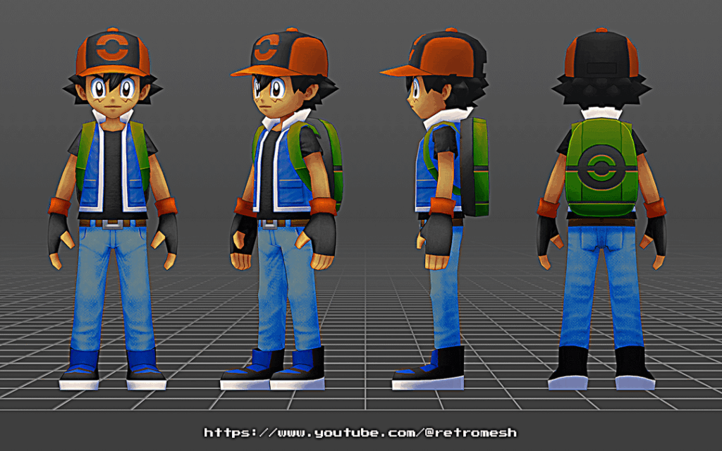 Ash Ketchum - Legacy Design [OC]