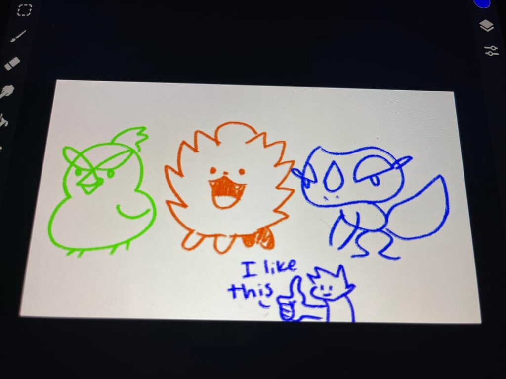 And no particular order, some art I’ve done today