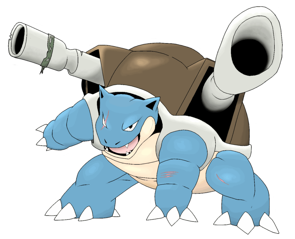 Trying to draw every pokemon. Amon is back (OC)