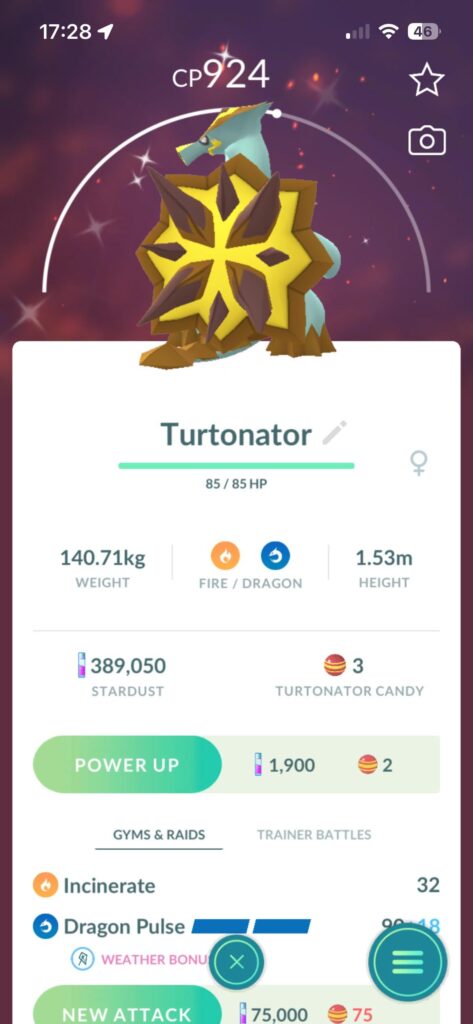 Was the Turtonator a guaranteed shiny?