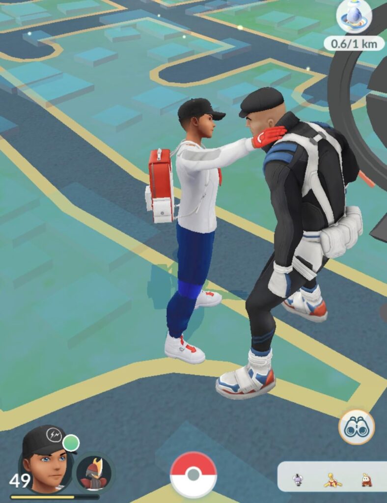 Opened the app just to witness my avatar trying to rizz up Cliff