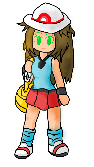 I tried drawing Leaf Green with my laptop trackpad. I'm bad at shading but lmk how i did