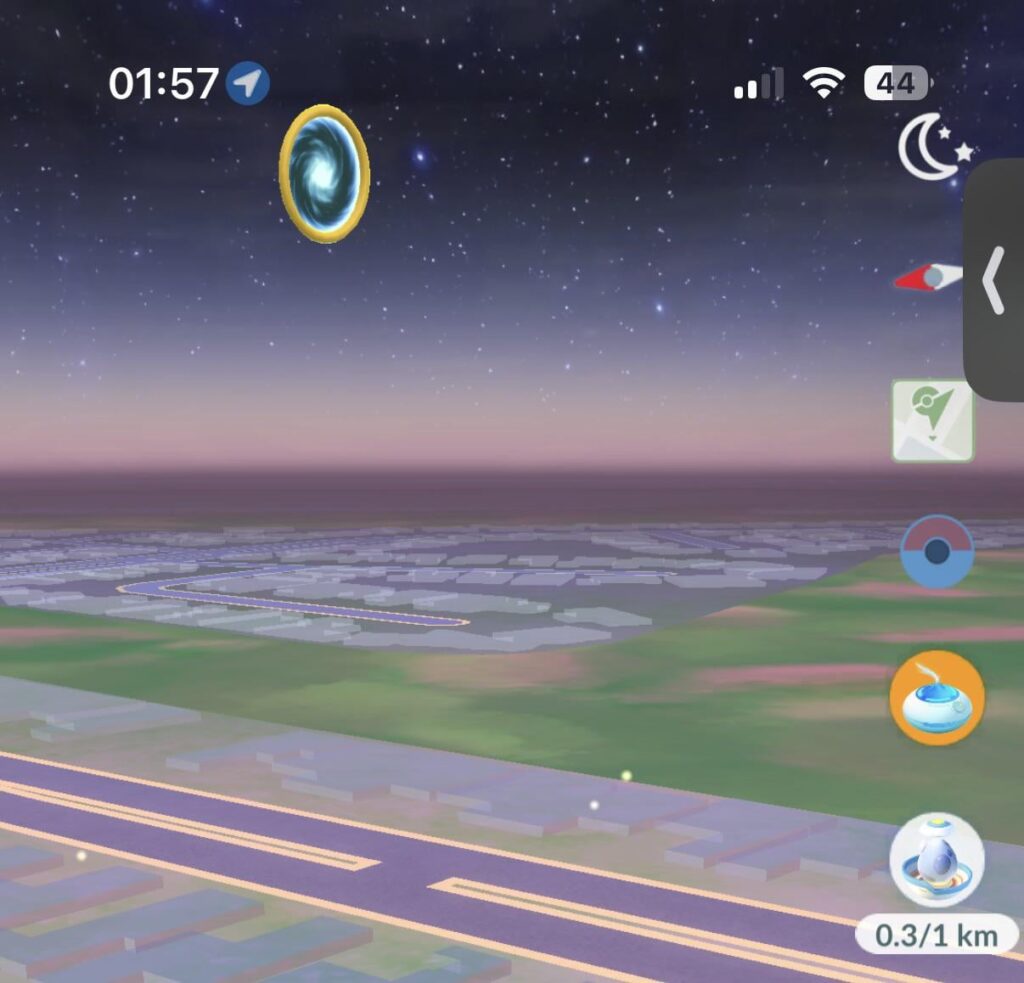 Hoopa portals in the sky during Road To Kalos