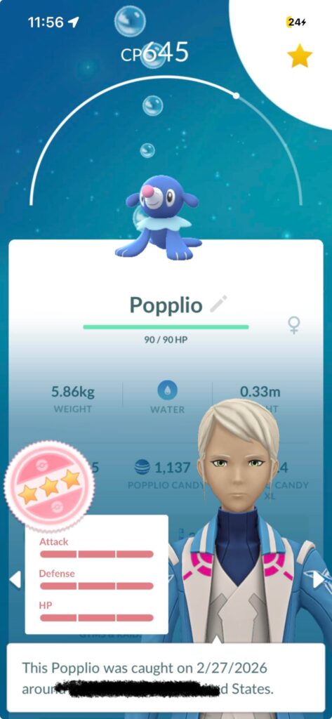 I got lucky thrice today.