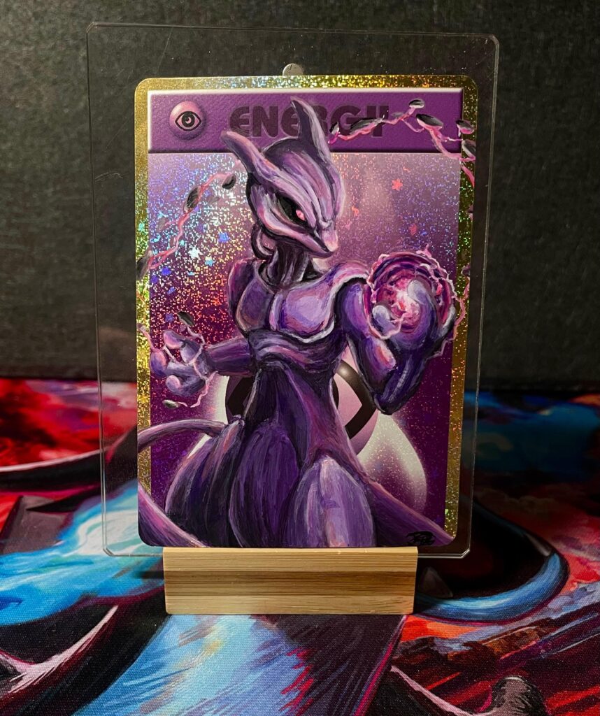 Custom mewtwo card I made