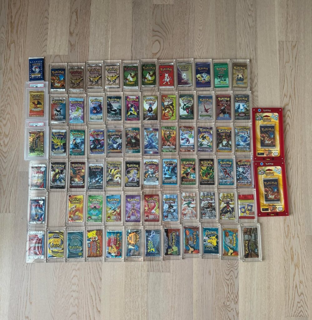 My sealed vintage booster collection after two years