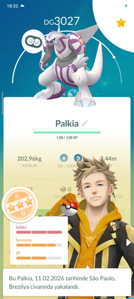 I GOT MY FIRST PALKIA