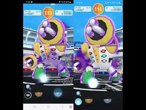 Pokémon Go Shadow Regigigas (Zen Headbutt/Focus Blast) Raid Duo (NWB, No Gem, No Blade Boost) FULL SPEED VERSION OF THE VIDEO IS IN THE COMMENT SECTION/DESCRIPTION OF THIS SHORT