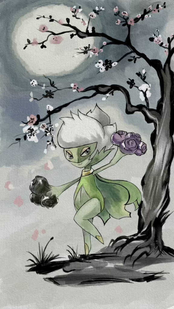 I drew Roserade (ロズレイド)! - [OC]