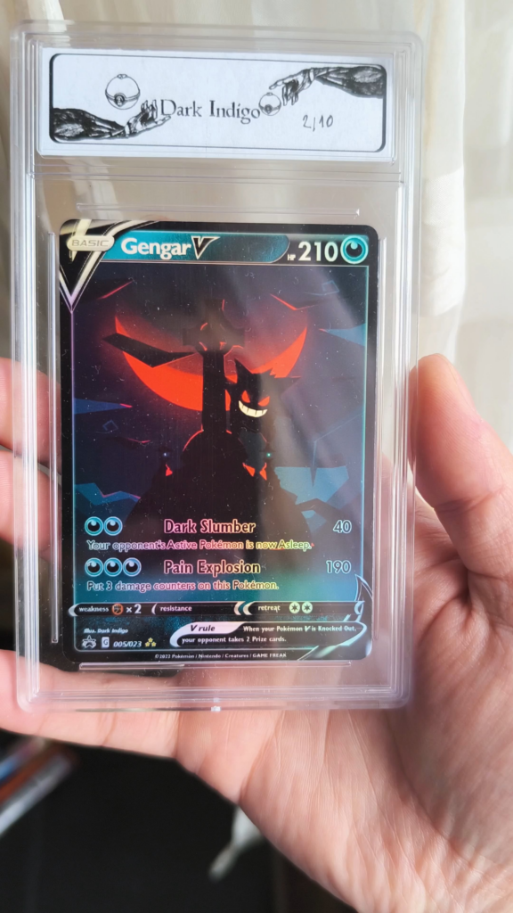 My Gengar fanart as a card.