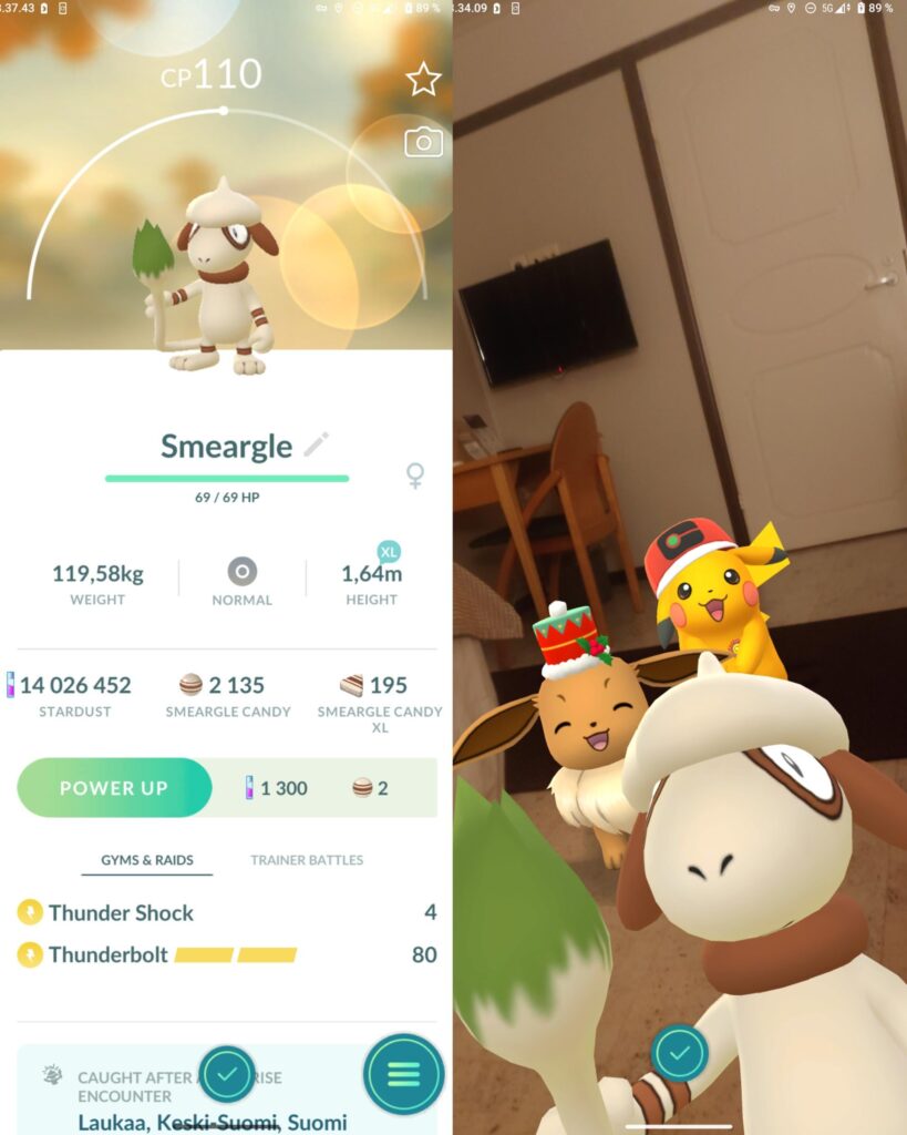 What's your favorite!feature can produce Smeargle encounters too. Moves seem to be from the Pokémon first in the list.