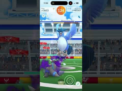 Solo Articuno PC Shield Boost (~Lv 43 Sh Tyrantrums)